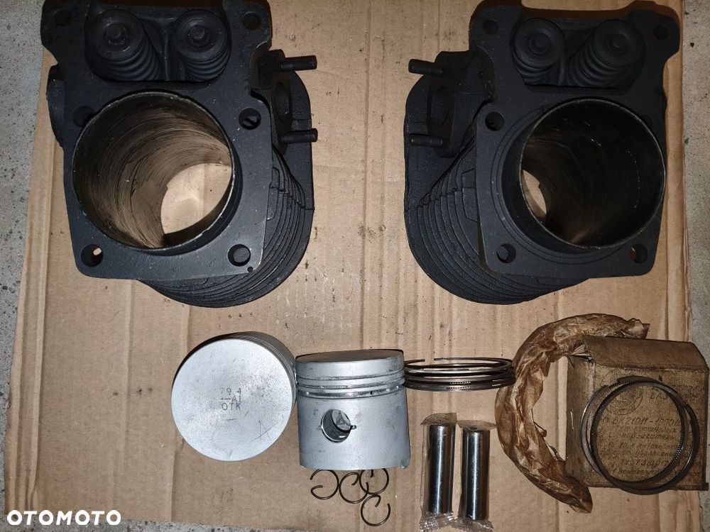 Oryginalne cylindry k750 po szlifie z nowymi tłokami 79.4 - 9