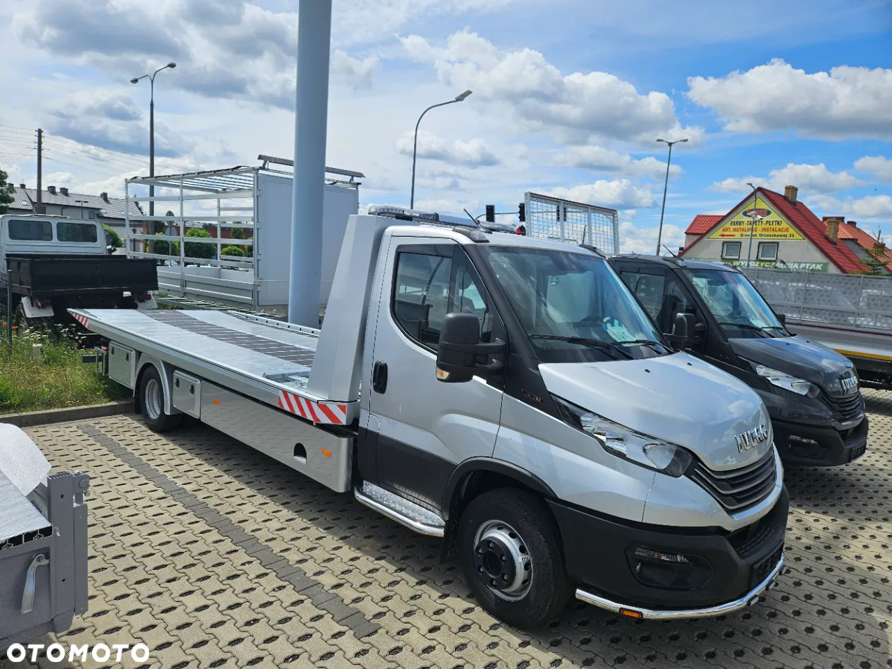 Iveco 72c 70c18P hydrauliczny najazd 6,2m. Autopomoc. Laweta - 8
