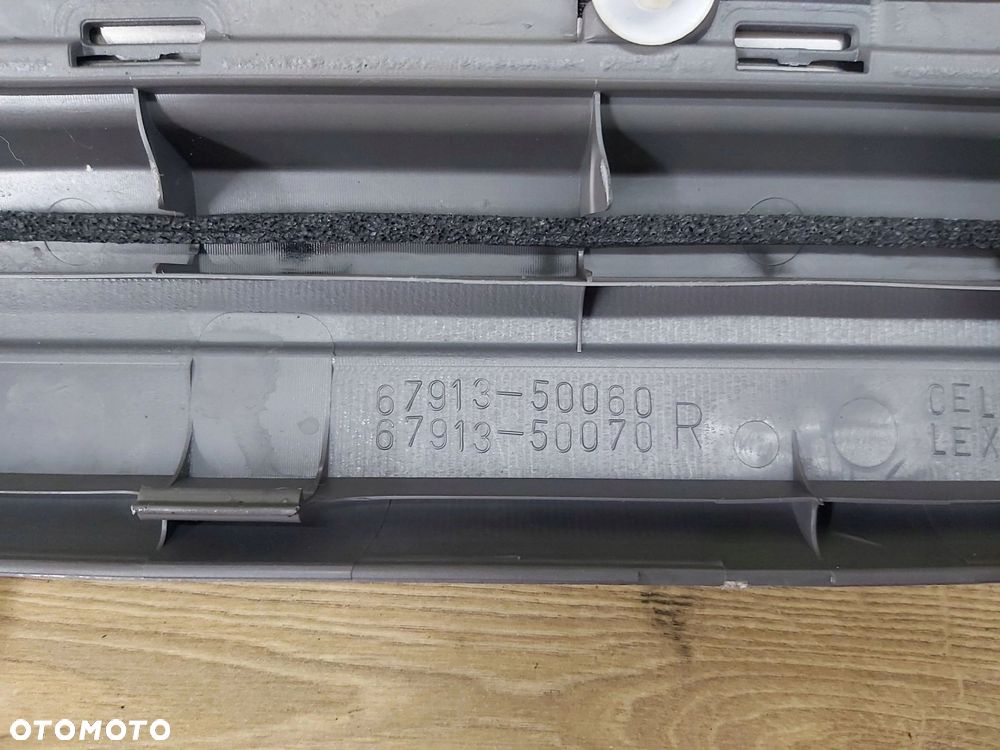 LEXUS LS 430 listwa nakładka progowa osłona prawy przód 67913-50060 - 4