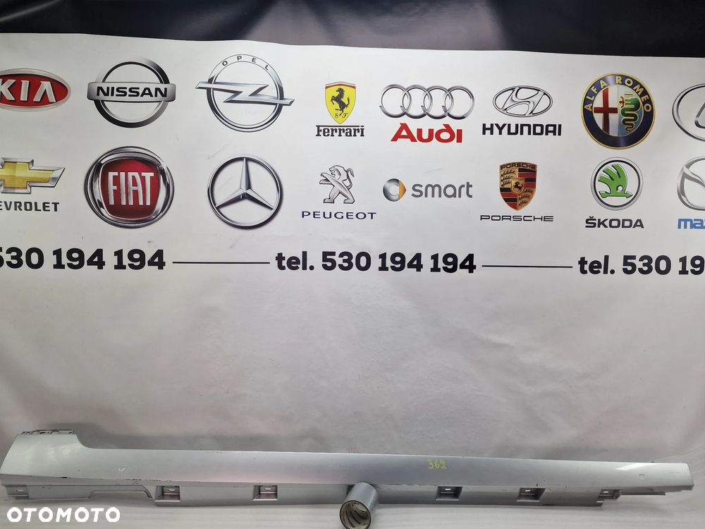 VW PASSAT B8 3G0 14- PRAWA LISTWA PROGOWA / NAKŁADKA PROGU , KOLOR SREBRNY , NR 3G0853858 , NR AUKCJI PR369 - 1