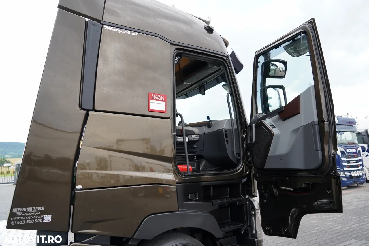 Renault T 520 / RETARDER / FULL AIRMATIC / VERSIUNE RICH / PIELE / METALICĂ / JANTE DIN ALIAJ / CONTRACT DE REPARAȚIE POST-SERVICE - 37