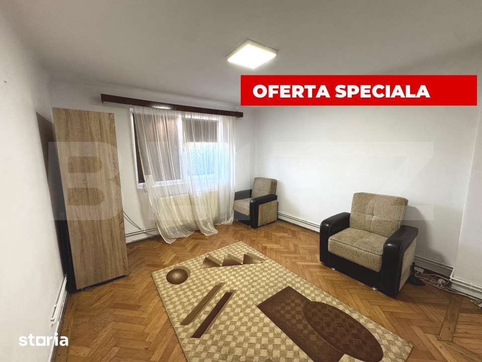 Apartament in bloc tip vila, parter, 50 mp, mobilat utilat - Sacele — fotografia 1