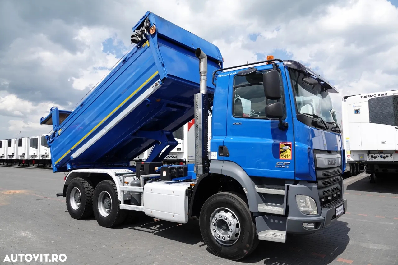DAF CF 460 / 6x4 / BASCULANTE / HYDROBOARD / HYDROCLAP / EURO 6 / AN 2016 / PNEURI 100% / - 5
