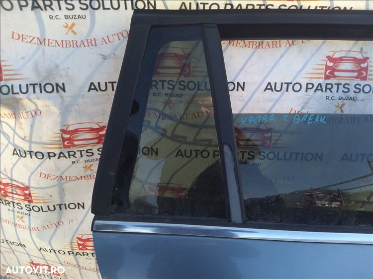 coltar geam usa dreapta spate opel vectra c - 1