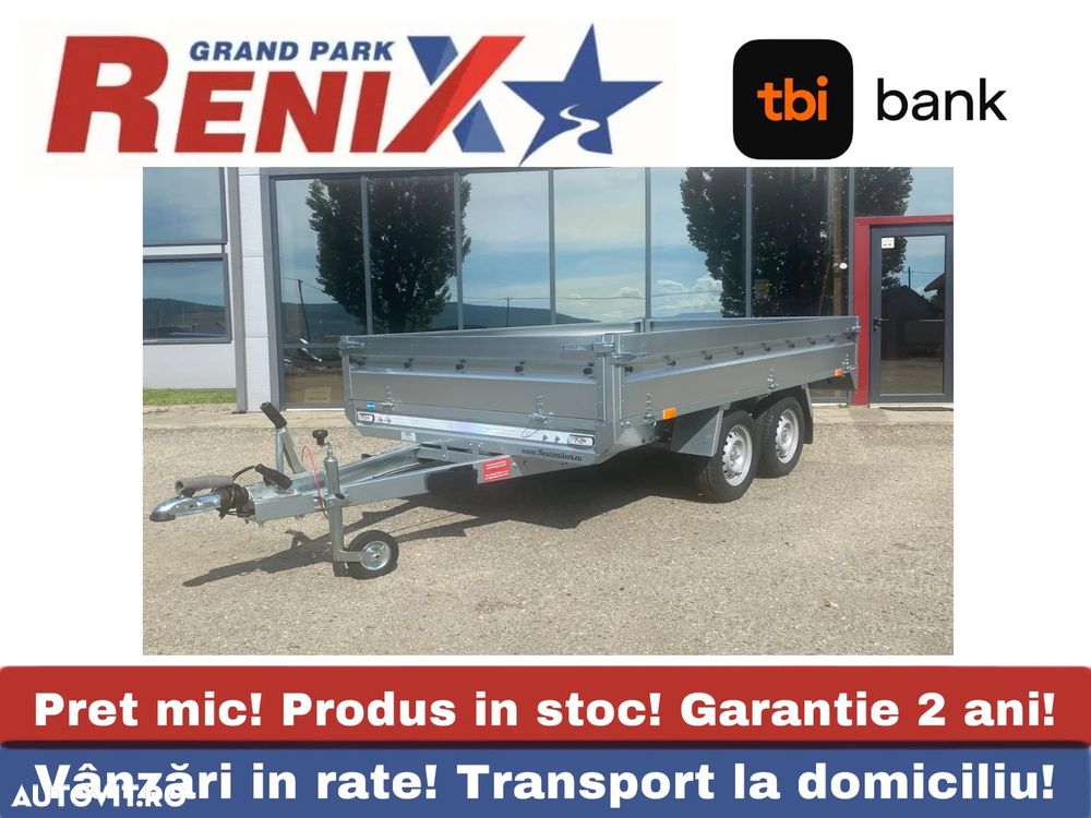Niewiadow BESTTRAILERS Remorca auto cu 2 axe, sistem de franare  Hohlander 305/160/35 - 1