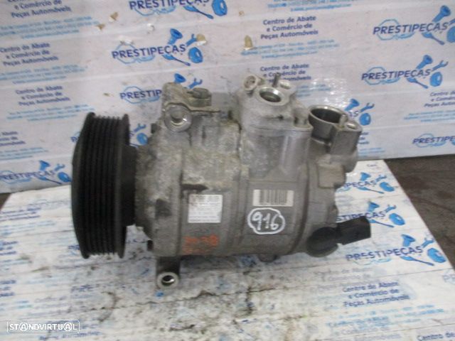Compressor AC 1K0820859T VW GOLF 6 2011 1.4I 80Cv 3P Preto GASOLINA DENSO VW GOLF 6 5K 2009 1.4TSI 160CV 5P BRANCO GASOLINA DENSO - 1