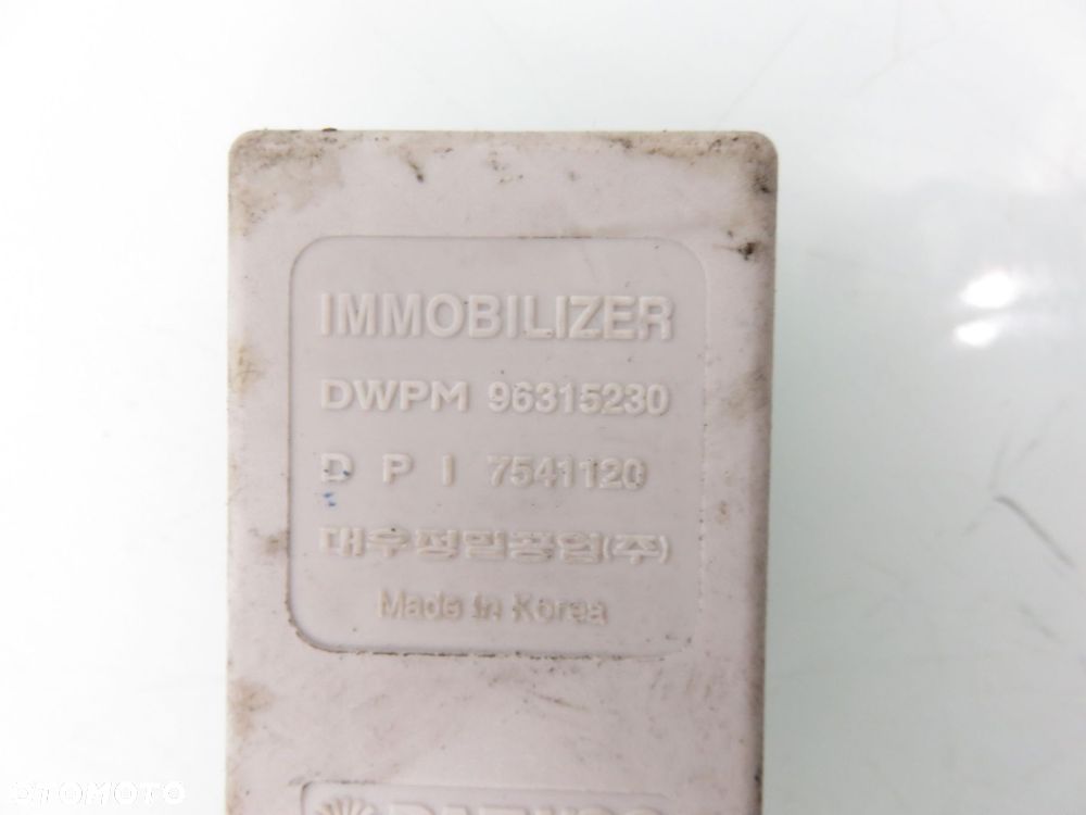 STACYJKA STEROWNIK DAEWOO MATIZ 0.8 96558744 S115000010B 96315230 - 4