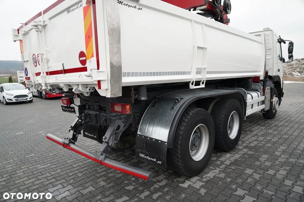 Volvo FM 410 / 6x4 / WYWROTKA + HDS PALFINGER 18002-EH A / HYDROBURTA / STEROWANIE RADIOWE / ŁYCHA / ROTATOR / EURO 6 - 21