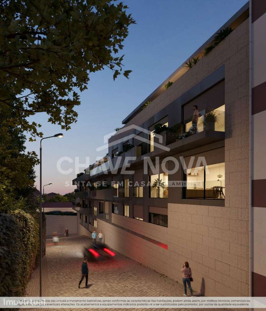 T0 evolutivo ("T1") em construção, junto Metro Av. Republica V.N. Gaia - Grande imagem: 4/14