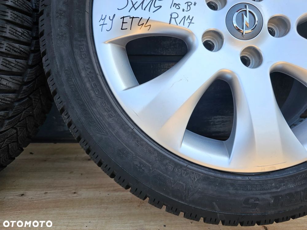 FELGI ALUMINIOWE KOŁA OPONY ZIMOWE OPEL ASTRA J K ZAFIRA C INSIGNIA B R17 5x115 ET44 225/50/17 - 9