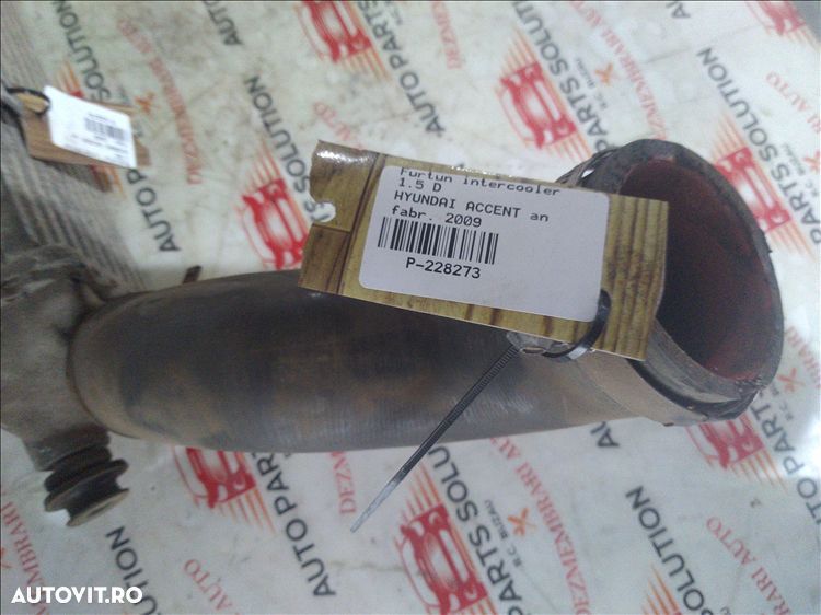 furtun intercooler 1.5 d hyundai accent an fabr. 2009 - 1
