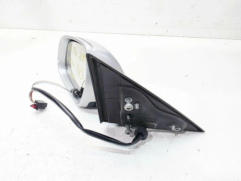 LUSTERKO ZEWNĘTRZNE LEWE AUDI A5 8T0 LIFT COUPE SREBRNE 6+2 PIN UK - 8