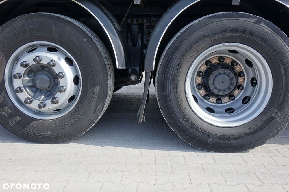 Renault D26 WIDE 6x2 / FIRANKA / EURO6 / AUTOMAT / NOWE PLANDEKI / OŚ PODNOSZONA I SKRĘTNA / WINDA ZAŁADUNKOWA - 13