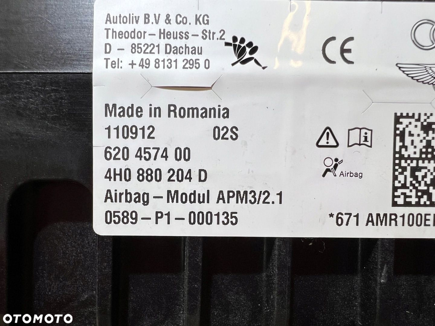 AUDI A8 D4 AIR BAG PODUSZKA POWIETRZNA PASAŻERA AIRBAG 4H0880204D - 9