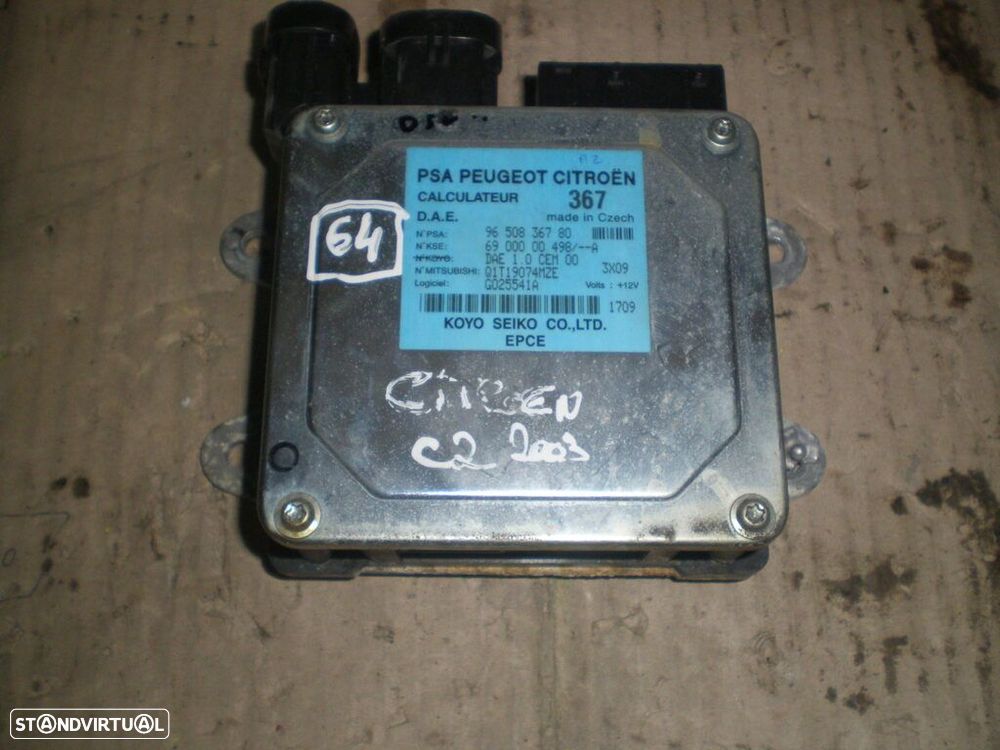 Modulo 9650836780 CITROEN C2 DIRECAO CITROEN C2 2003 1.4HDI 70CV 3P CINZA COLUNA DE DIREÇÃO - 1