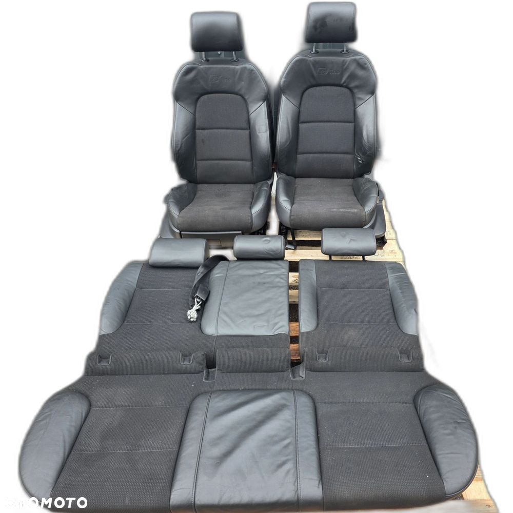 FOTEL FOTELE AUDI A3 8P SKÓRA KUBEŁKI SPORTBACK 5-DRZWI S LINE PÓŁ SKÓRA *2 - 1