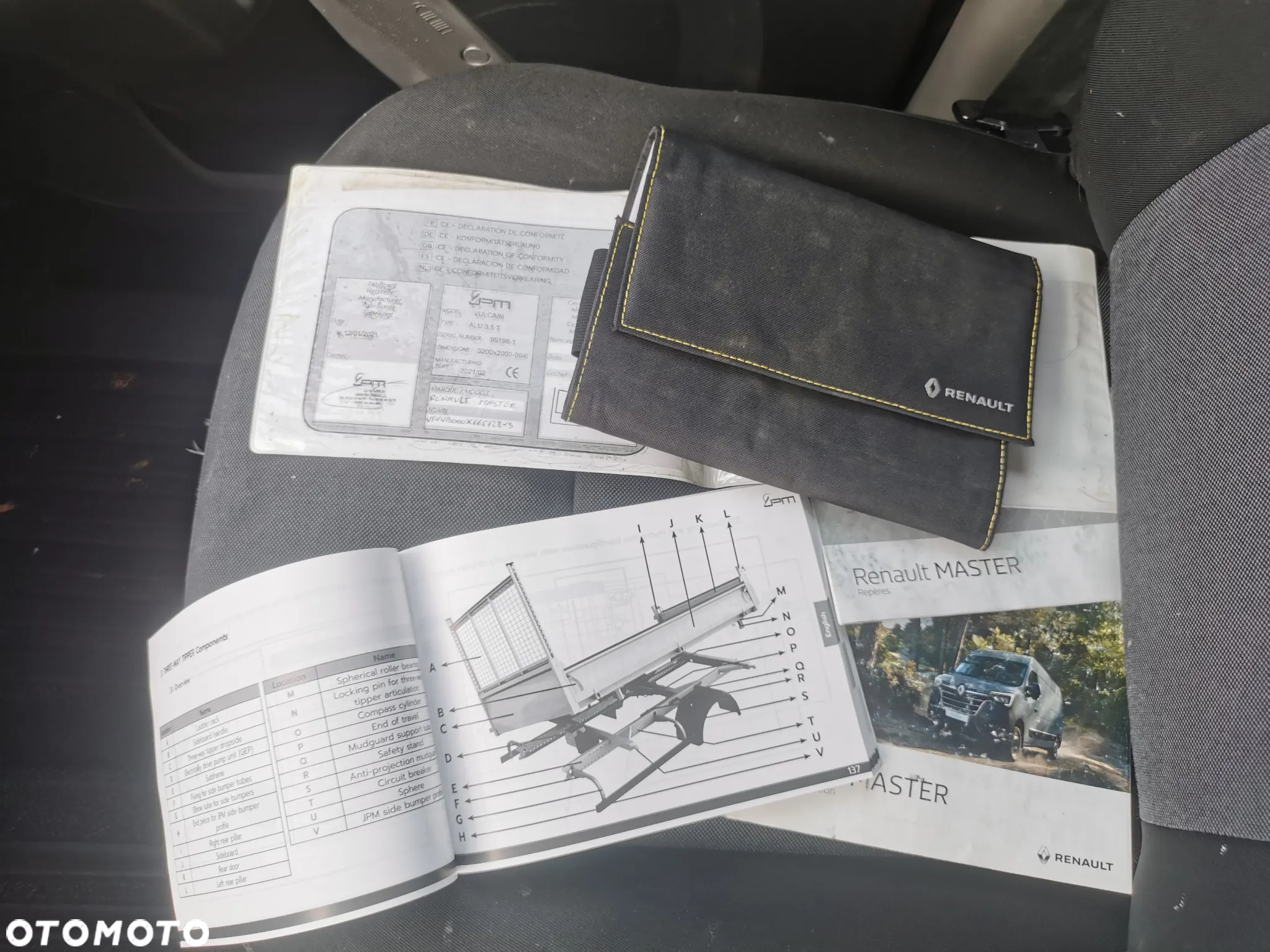 Renault Master 2.3dCi-130KM Brygadówka wywrotka 48.800km przebieg kiper doka Dubel klimatyzacja - 14