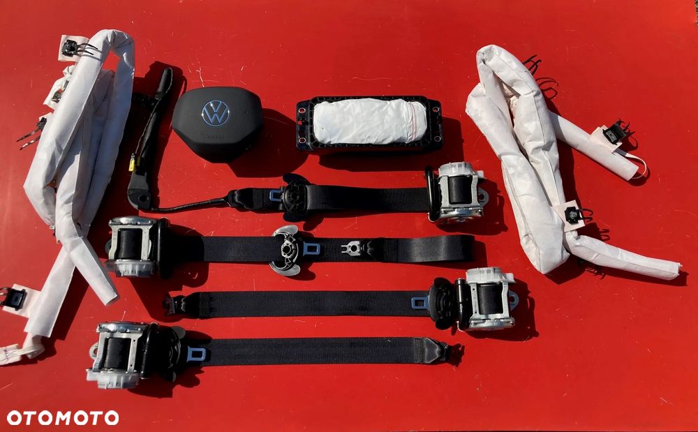 VW CADDY 5 V  2K7 2K8 PODUSZKA POWIETRZNA  AIRBAG KIEROWCY  AIR BAG SRS PASAŻERA PASY PASN NAPINACZ DOPINACZ naprawa regeneracja Raz2!!! - 8