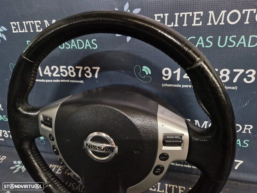 Volante usado pele com airbag NISSAN QASHQAI J10 - 4