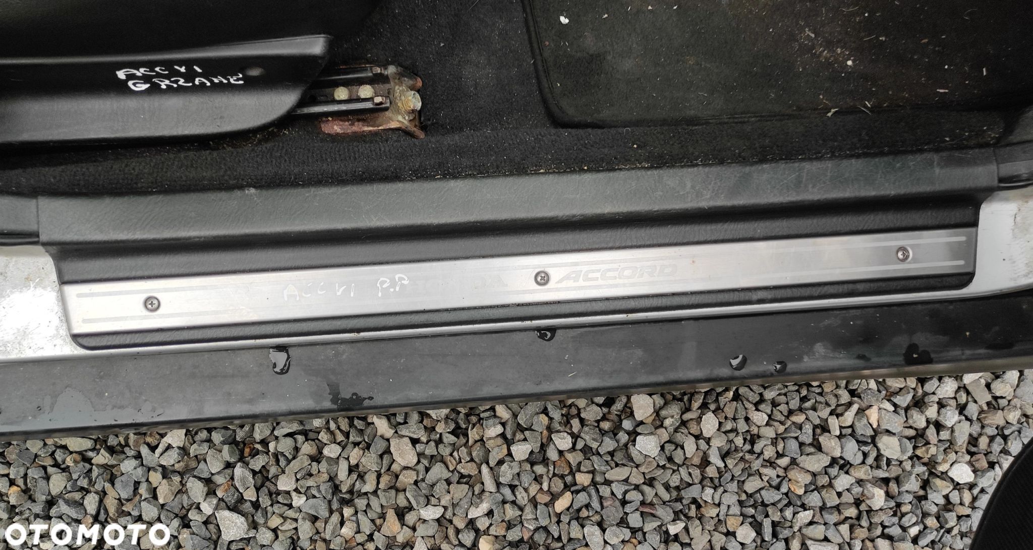 LISTWY PROGOWE WEWNĘTRZNE CHROMOWANE HONDA ACCORD VI LIFT - 1
