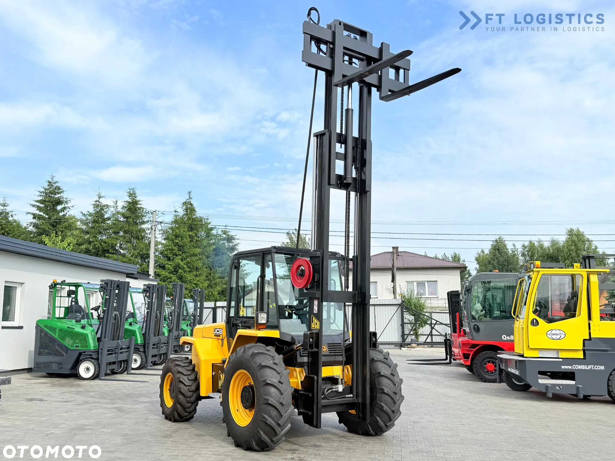 JCB 940 / DIESEL / TRIPLEX 4500MM / POZYCJONER / PRZESÓW WIDEŁ / 4T / NOWE OPONY / JAK NOWY - 30