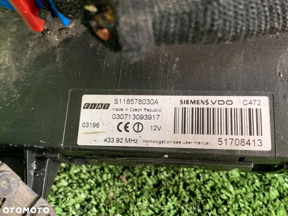 Komputer Sterownik ECU silnika Fiat Panda II 2005 IAW5af.sp Zestaw W-wa - 3