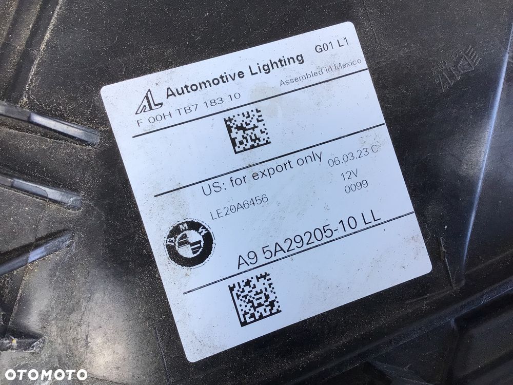 Lampa przednia lewa BMW X3 G01 X4 G02 Lift Full Led - 7