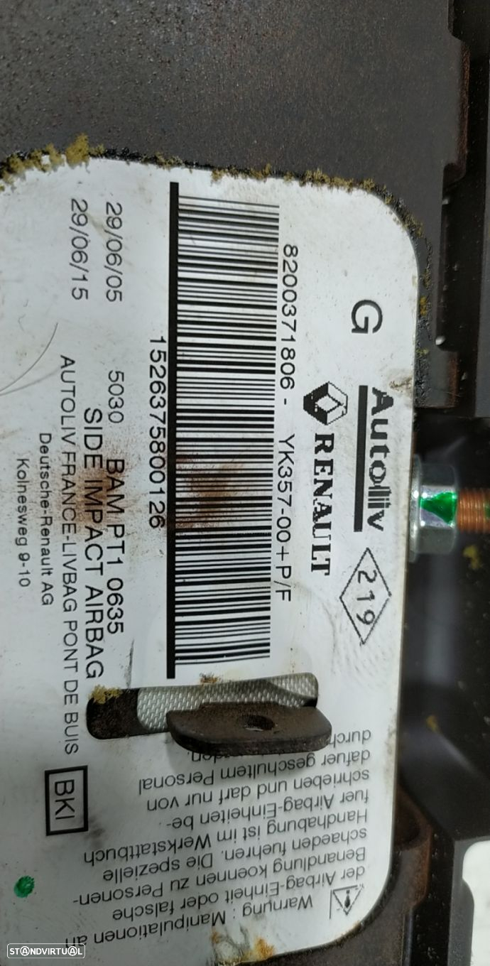 Airbag Banco Fte Dto Renault Megane Ii (Bm0/1_, Cm0/1_) - 4