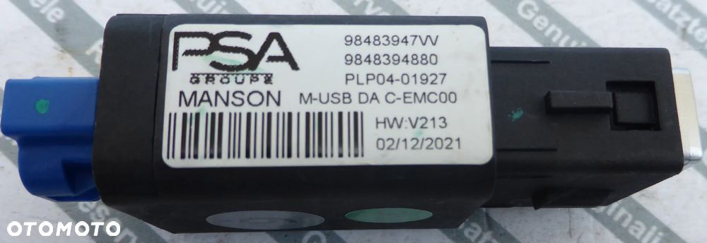 PRZEŁĄCZNIK GNIAZDO USB 98483947W - 2