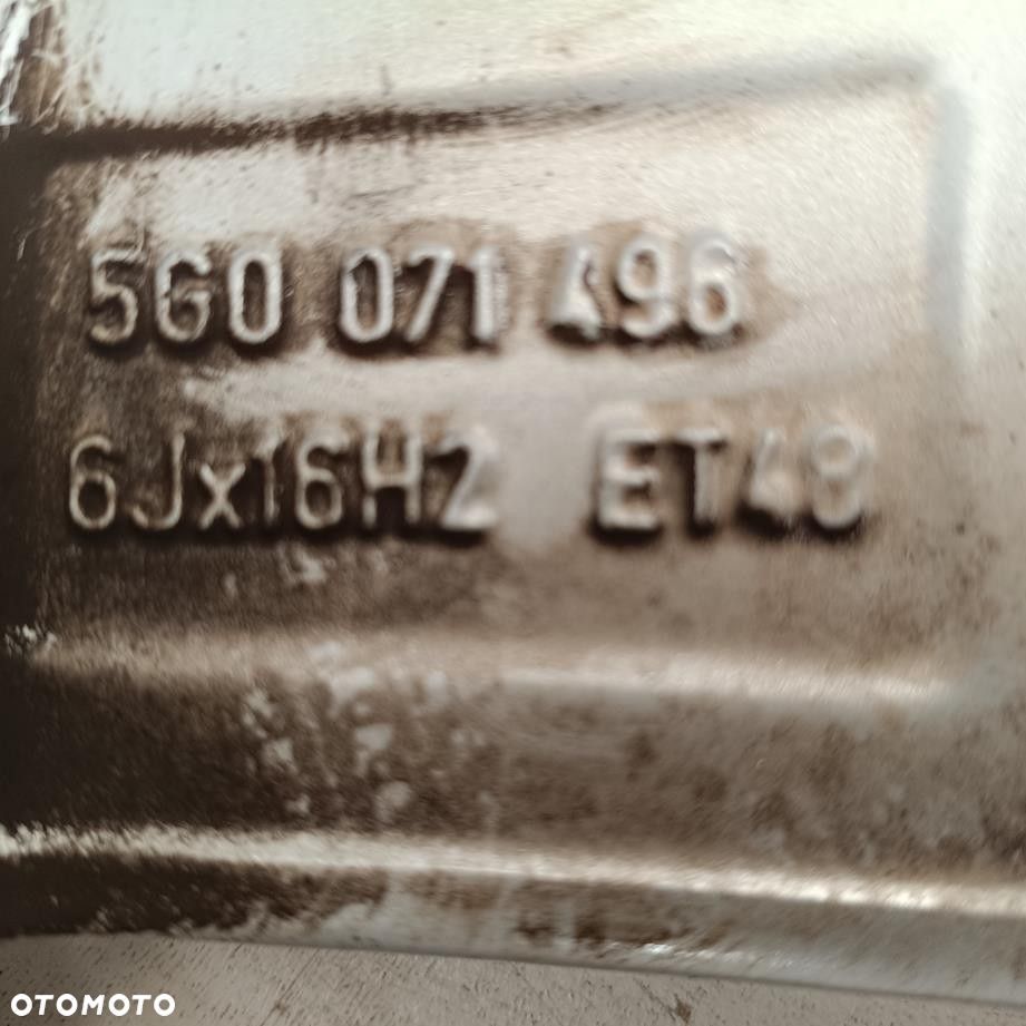 Alufelgi 5x112 16 Vw Golf Touran Caddy 5G0 5G0601025CE 4szt (F9102) - 6