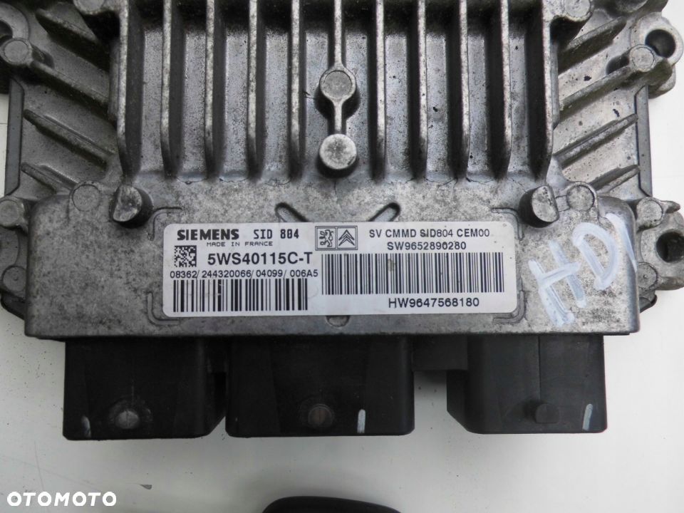 Citroen C2 1,4 HDI sterownik komputer 5WS40115CT - 2