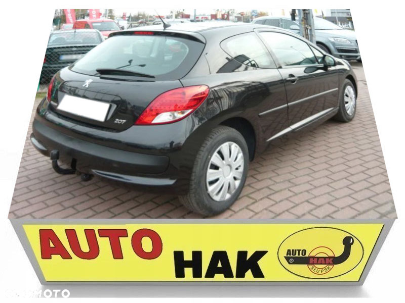 NOWY SOLIDNY POLSKI HAK HOLOWNICZY FIRMY AUTO-HAK SŁUPSK+MODUŁ13PIN DO PEUGEOT207 HATCHBACK HTB HB - 5