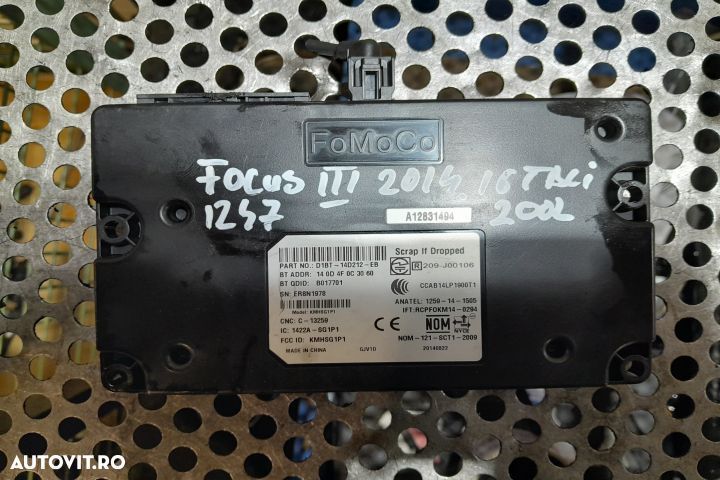 Modul Bluetooth D1BT-14D212-EB D1BT-14D212-EB Ford Focus 3 [2011 - 20 - 1
