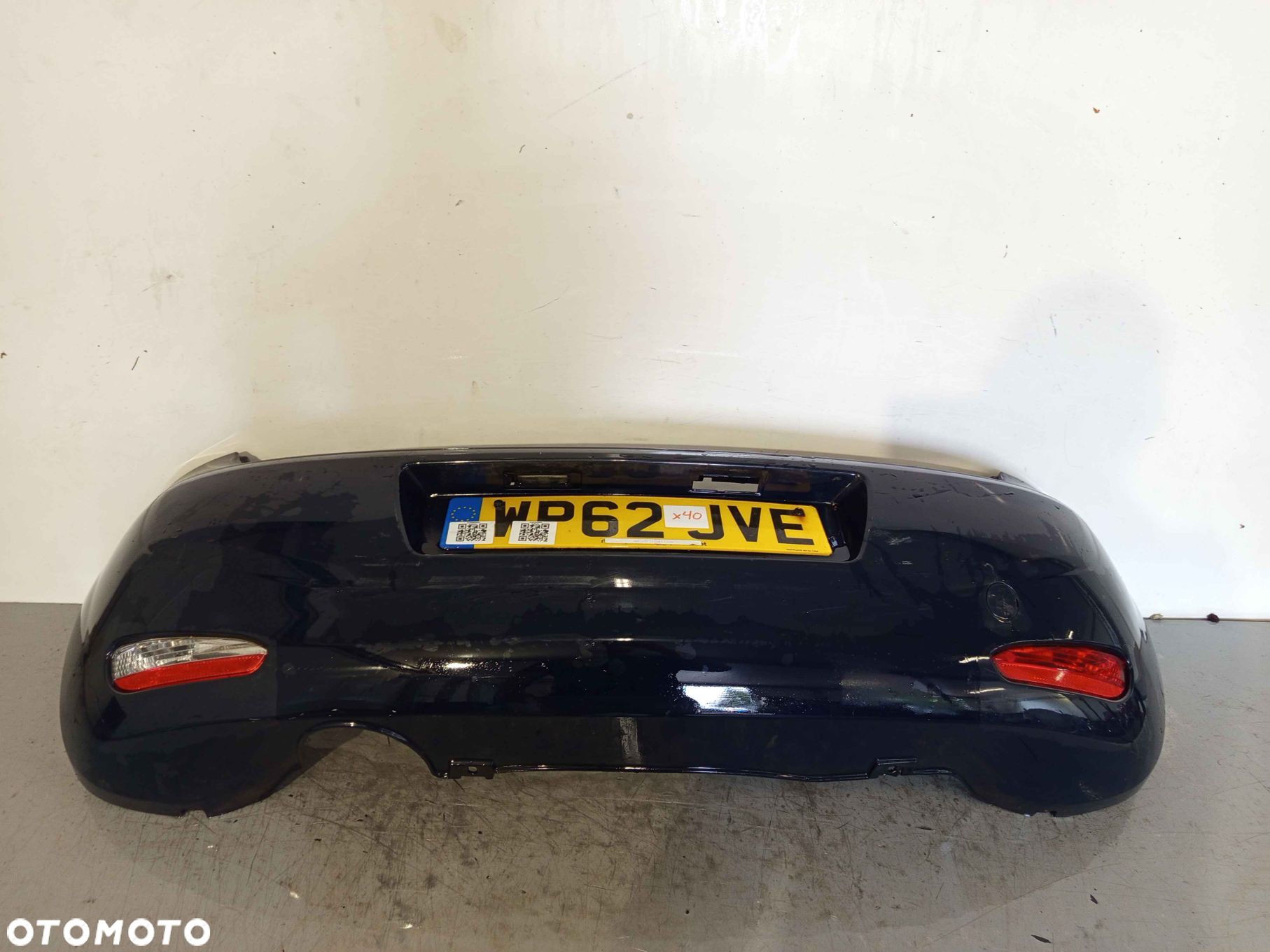 + ZDERZAK TYŁ TYLNY FIAT PUNTO EVO 475/A CIEMNY GRANAT GRANATOWY - 1