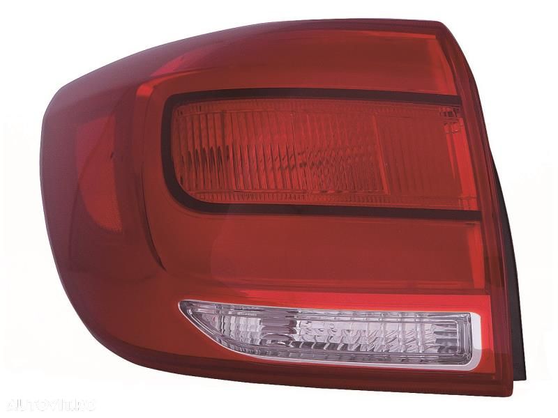 Lampa spate, stop Kia Sportage (Sl), 01.2014-12.2015, stanga/dreapta, exterior; P21/5W+W16W; cu locas bec, TYC - 1