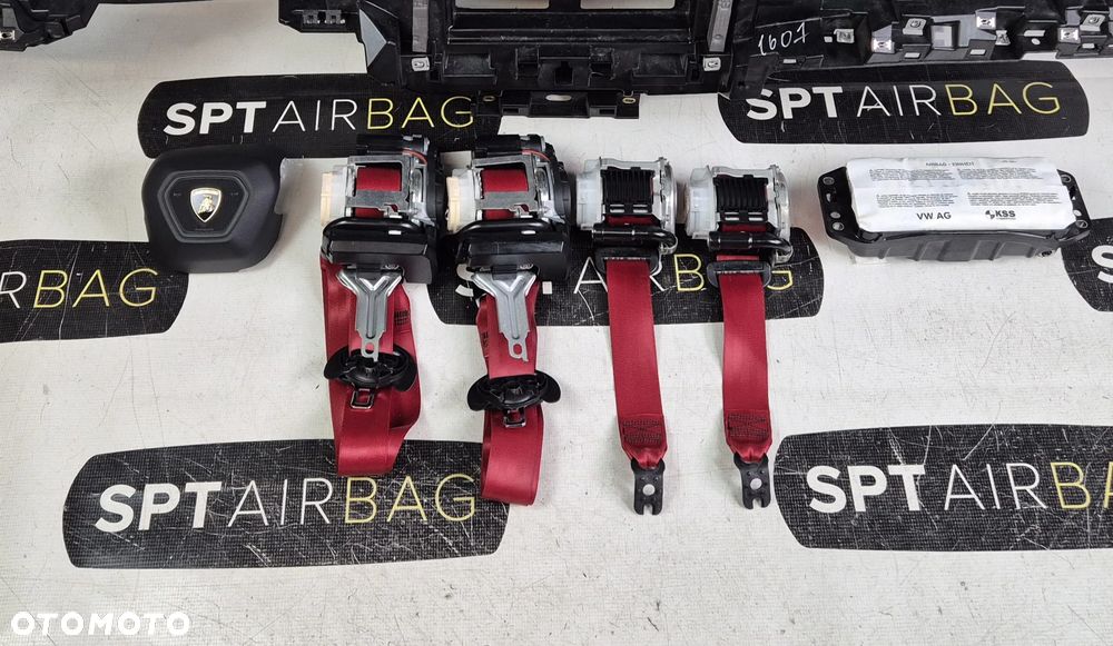 LAMBORGHINI URUS DESKA ROZDZIELCZA KONSOLA KOKPIT PULPIT PODUSZKI AIRBAG AIR BAG PASY KIT SET - 7