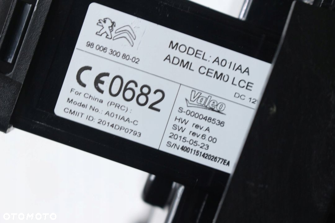 C4 PICASSO II WYŚIWETLACZ NAWIGACJI 9812720580 - 5