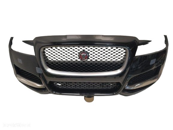 JAGUAR XF X260 ZDERZAK PRZÓD PRZEDNI KOMPLETNY 4XPDC SPRYSKIWACZE GRILL ATRAPA CHŁODNICY ZNACZEK ORYGINAŁ - 1