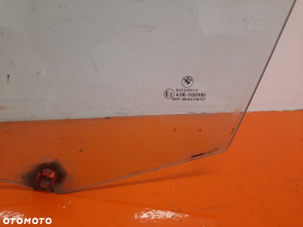 BMW 318I E46 KOMBI SZYBA DRZWI PRZÓD LEWA 43R000981 BLACK SAPPHIRE - 4