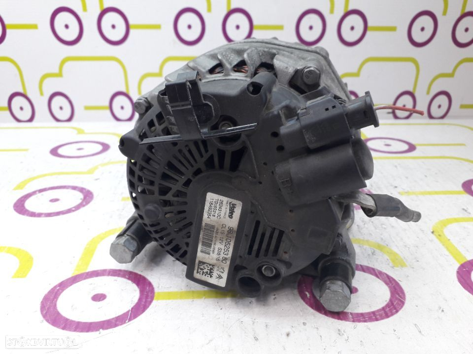 Alternador Peugeot Partner Tepee 1.6 HDi 100Cv de 2016 - Ref: 9810525380 - NO50182 - 3