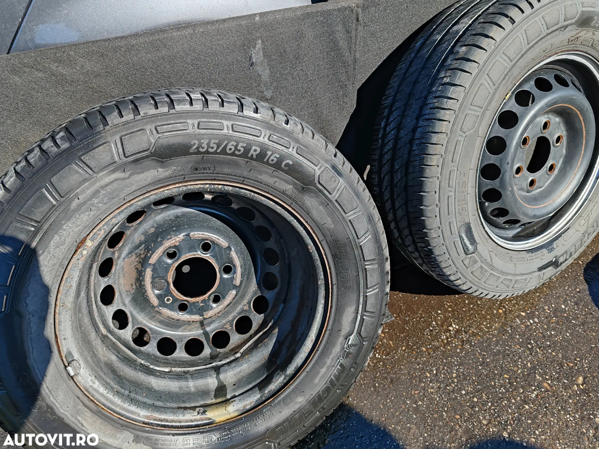 SET  Jante + anvelope sprinter pe 16 cu 6 prezoane Mercedes-Benz 235/65/R16C 4bucati  AN  2007-2016 - 6