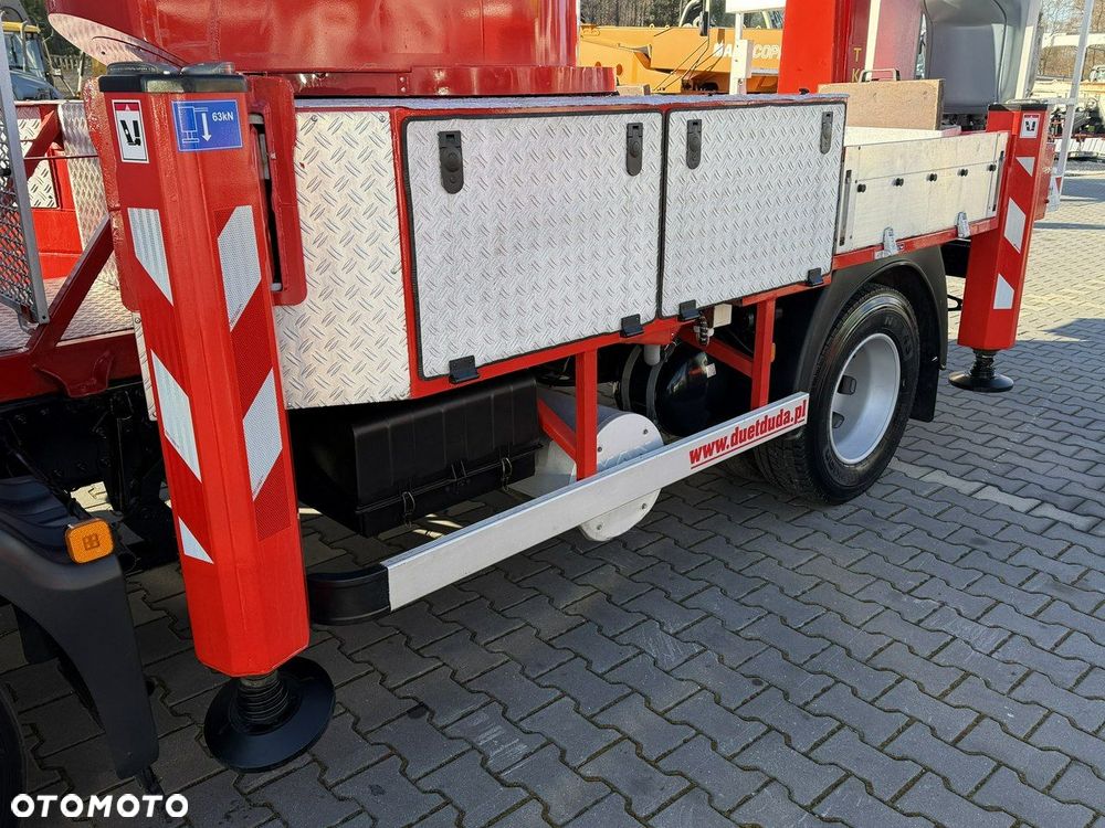 MAN TGL 8.180 Zwyżka Palfinger TKA 28 m w bok 20m podnośnik - 6