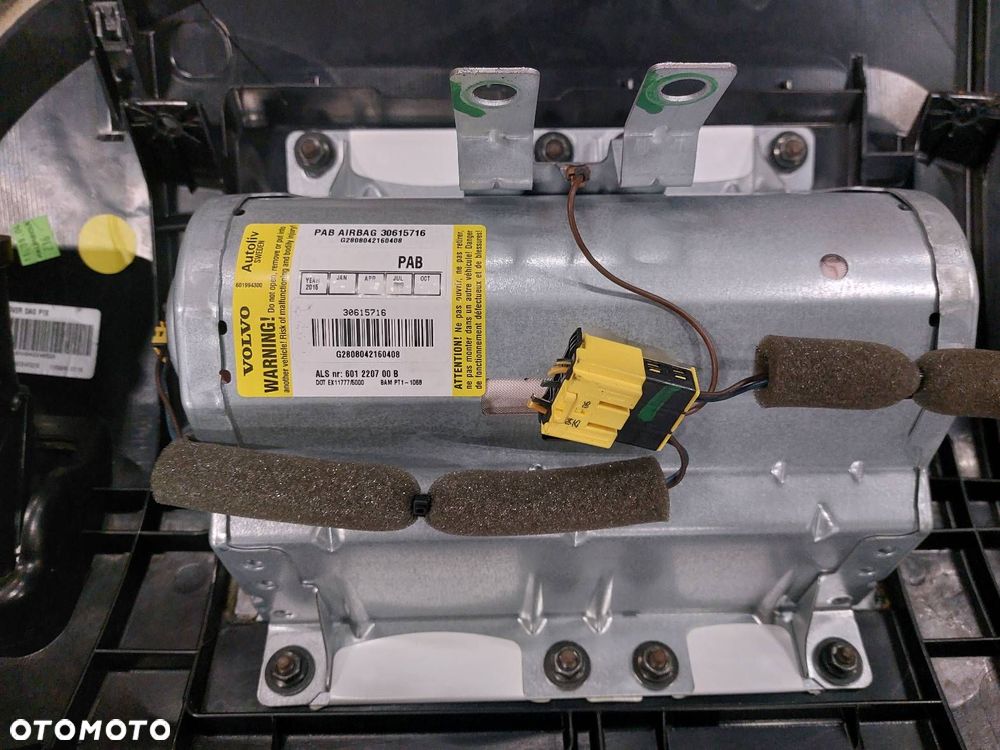 ZESTAW AIRBAG POSTRZAŁOWY VOLVO S40 II 30615725 30615716 8697679 30615569 - 10