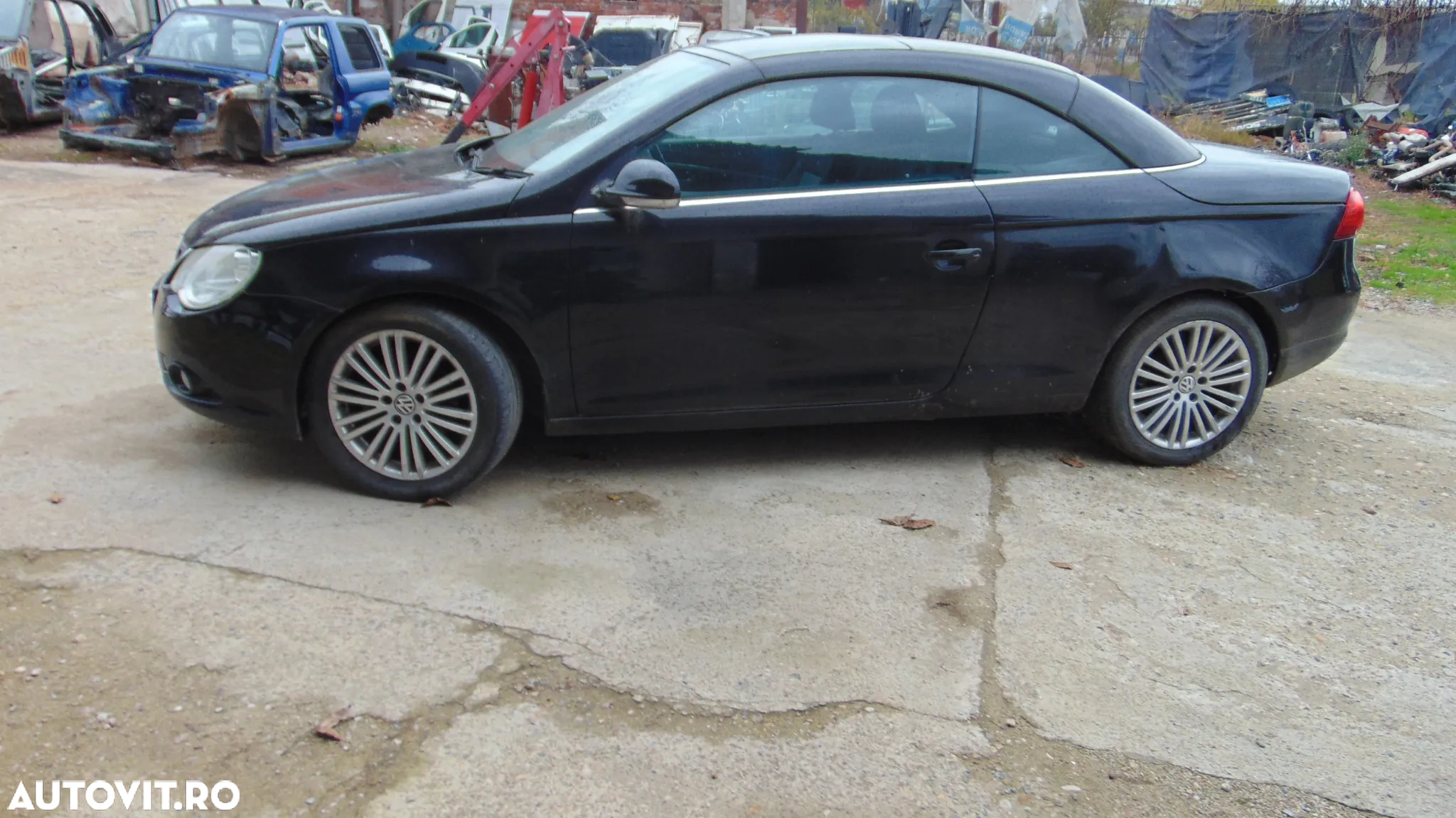 Usa VW Eos 2006-2015 usi stanga dreapta negre negru usa eos neagra - 2