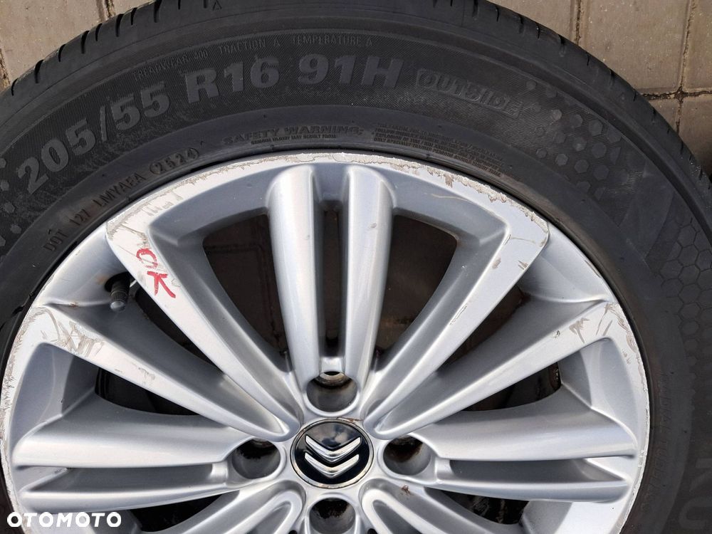 citroen c4 ii b7 felgi aluminiowe 16" 9687802977 4x108 7j et29 205/55r16 - 3