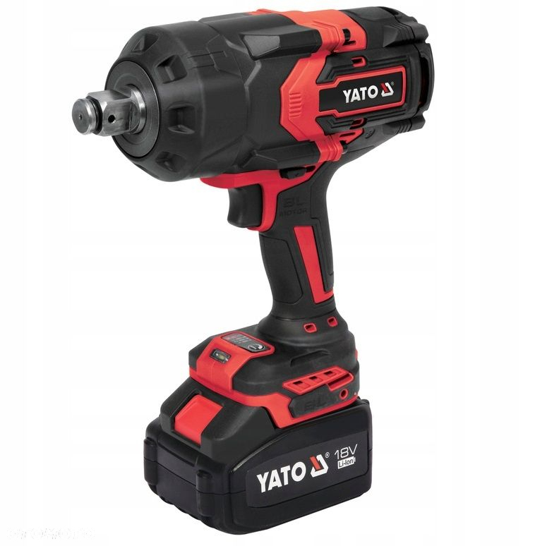 YATO KLUCZ UDAROWY BEZSZCZOTKOWY 18V 3/4 2400NM ŚRUBY M18 - M36  6Ah - 7