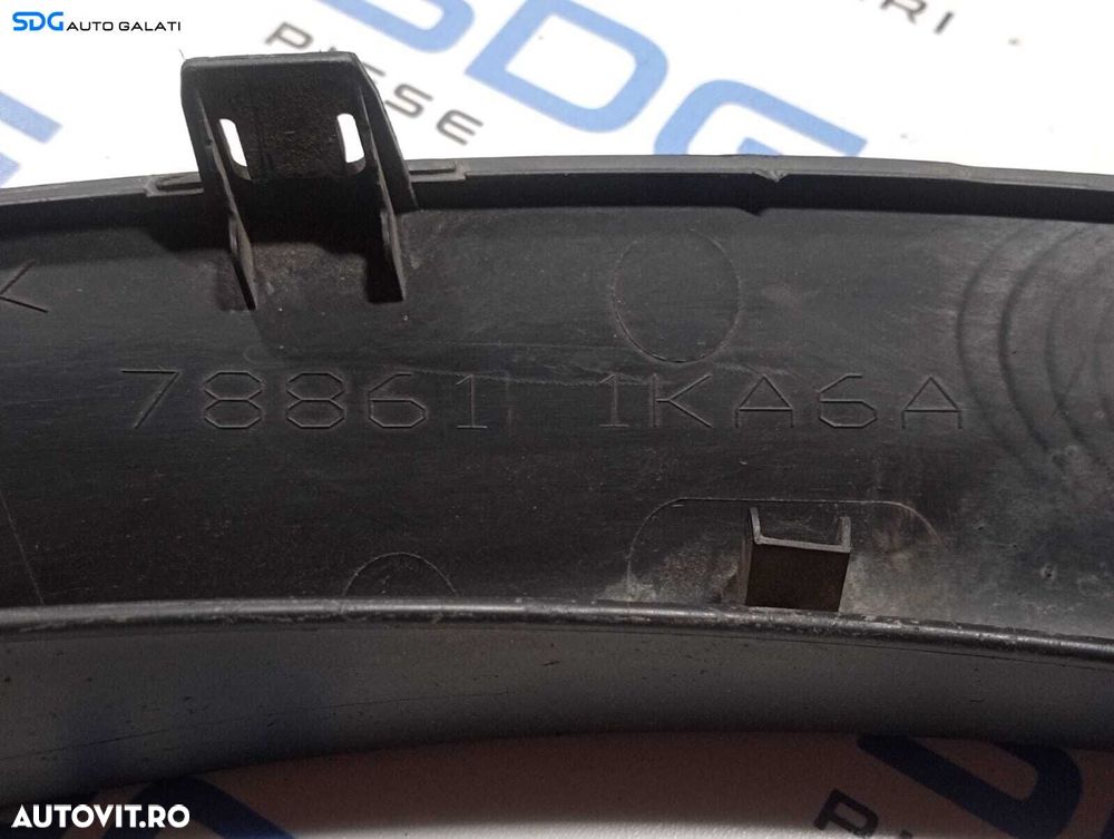 Bandou Ornament Plastic de pe Aripa Stanga Spate Nissan Juke 2010 - 2014 Cod 78861-1KA6A [M4407] - 7