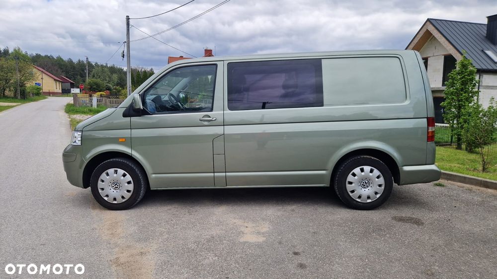 Volkswagen TRANSPORTER T5 Klima Elektryka Tempomat Navi Kamera Dubel Kabina 6os Brygadówka - 26