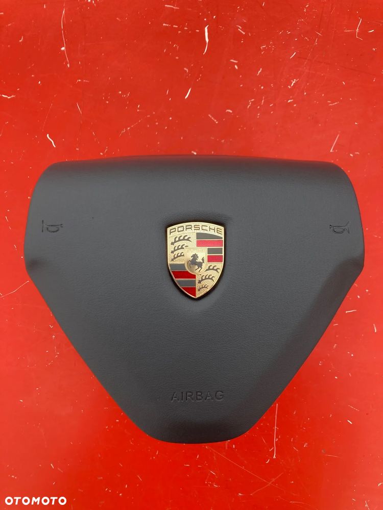 PORSCHE CAYMAN BOXSTER 987 CARRERA 911 997 AIRBAG PODUSZKA POWIETRZNA KIEROWCY SKÓRA - 1