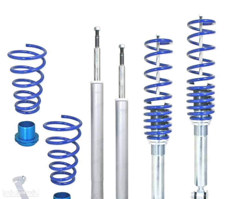 KIT SUSPENSÃO REGULÁVEL BLUE LINE BMW E34 88-95 - 1